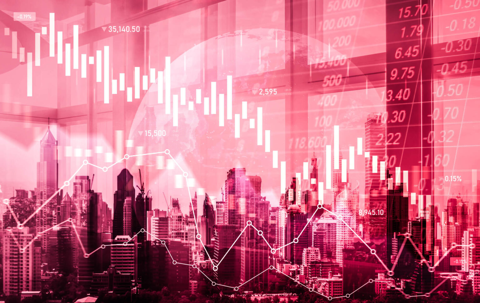 Makro-Schock: Schlechte Daten lösen heftige Krypto-Korrektur aus Bars mit Kryptokorrektur